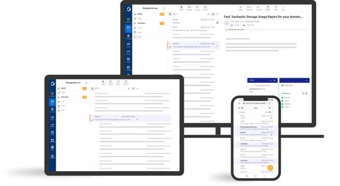 Wider choice of access devices with a responsive UI