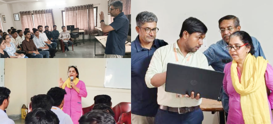 Exchanging ideas learning with students